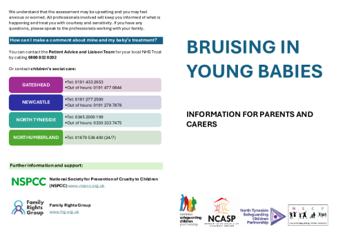 BRUISING IN YOUNG BABIES – info for parents v1 April 2025